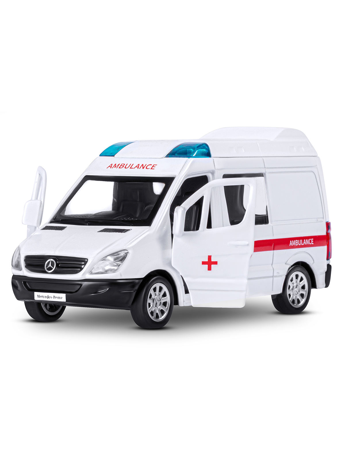 Скорая помощь АВТОпанорама Mercedes Benz Sprinter 1:53 Скорая 1:53 JB1251635 - фото 8