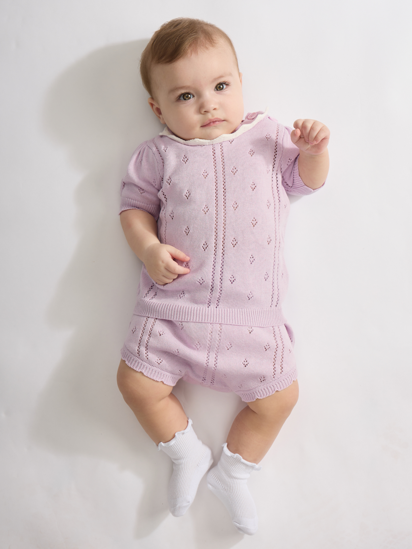 Футболка и шорты Happy Baby 90147-0_liliac - фото 1