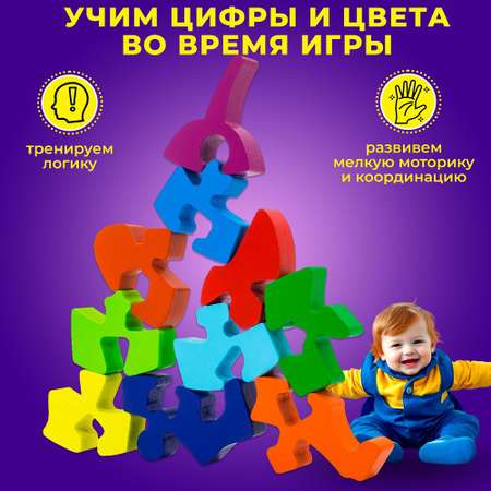 Пазл Alatoys Такса деревянный