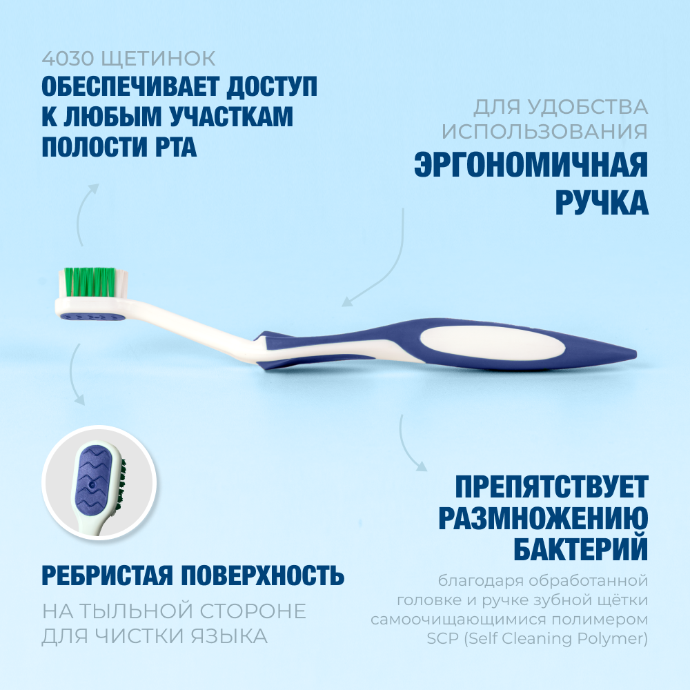 Зубная щетка классическая Biorepair - фото 3