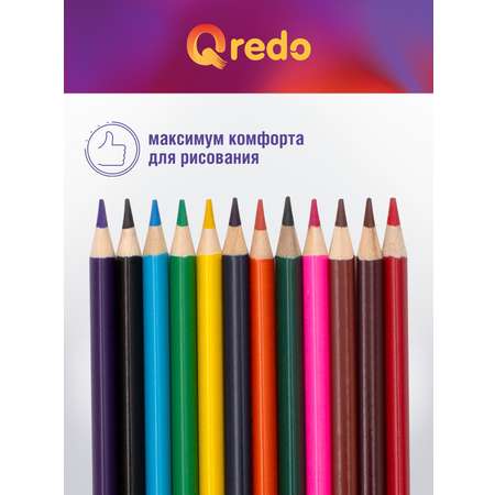 Карандаши цветные Qredo 12 шт.