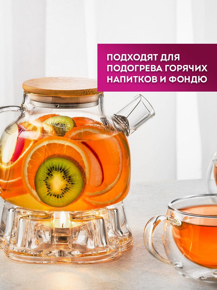 Свечи чайные Лайма набор 100 штук до 3,5 часов горения - фото 5