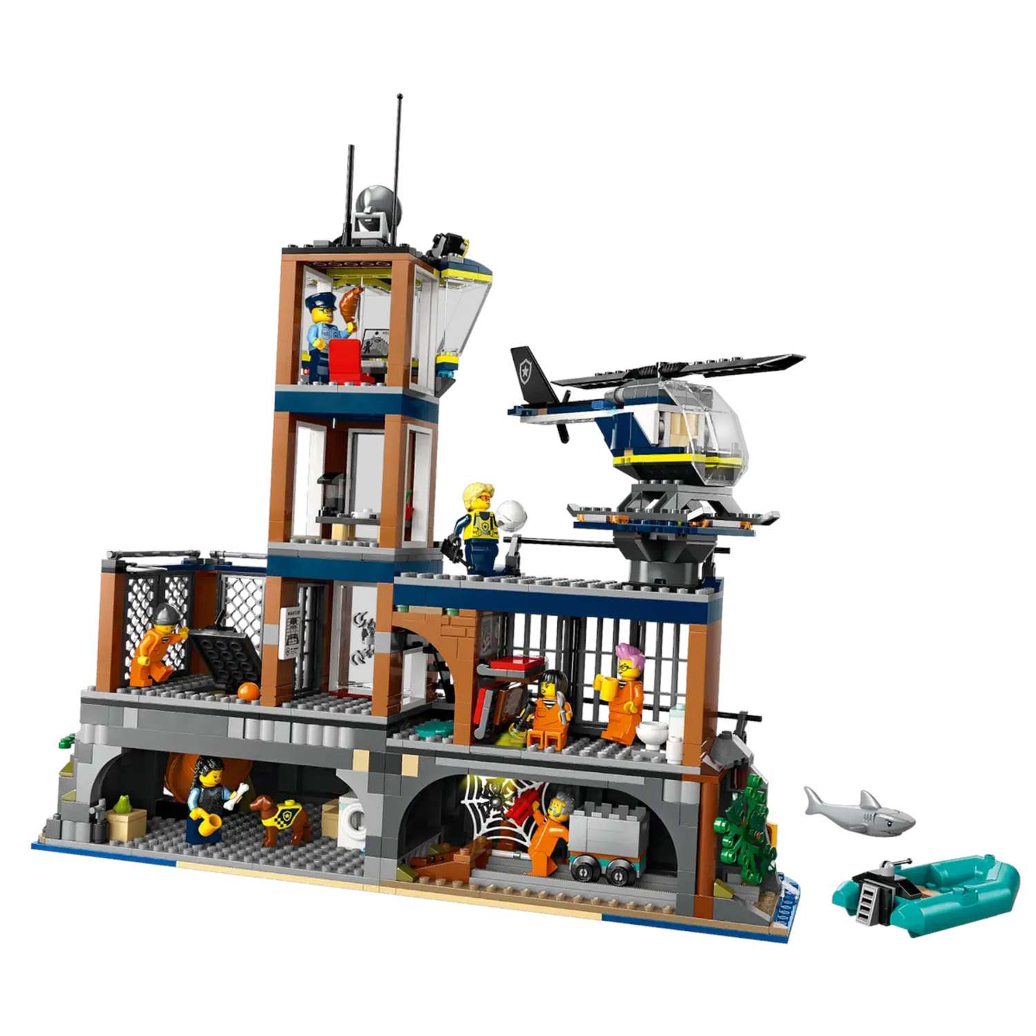 Конструктор LEGO City Police Prison Island 980 дет. - фото 3