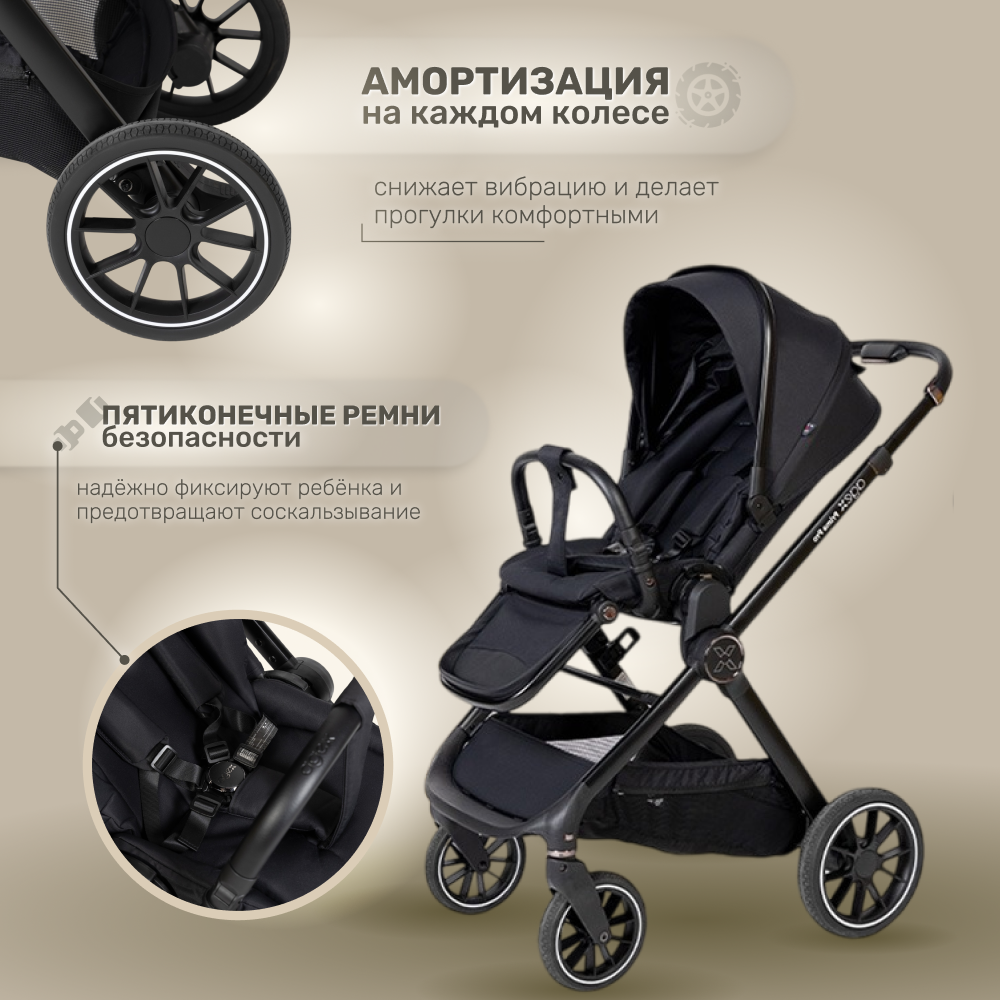 Коляска 2в1 agex Agex Prima Pro - фото 5