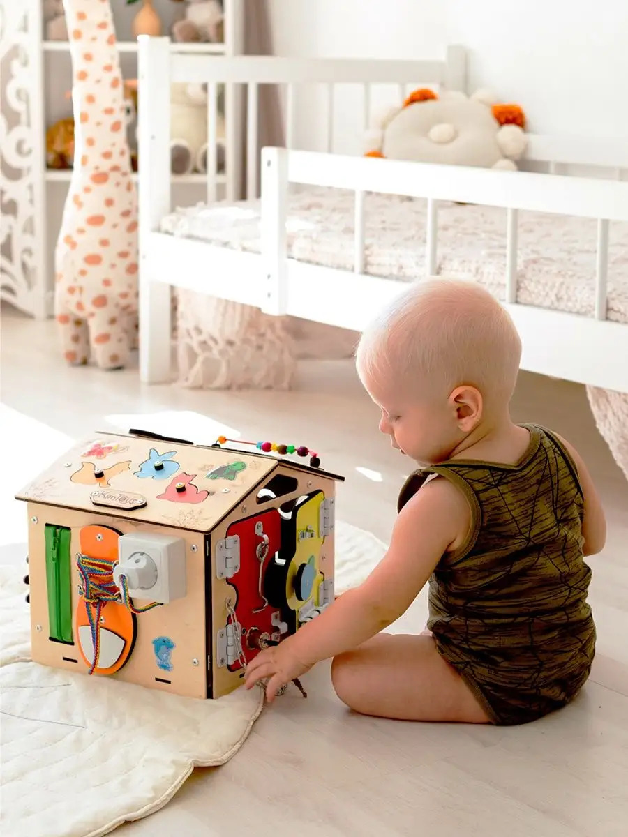 Игрушка KimToys бизиборд Домик - фото 12