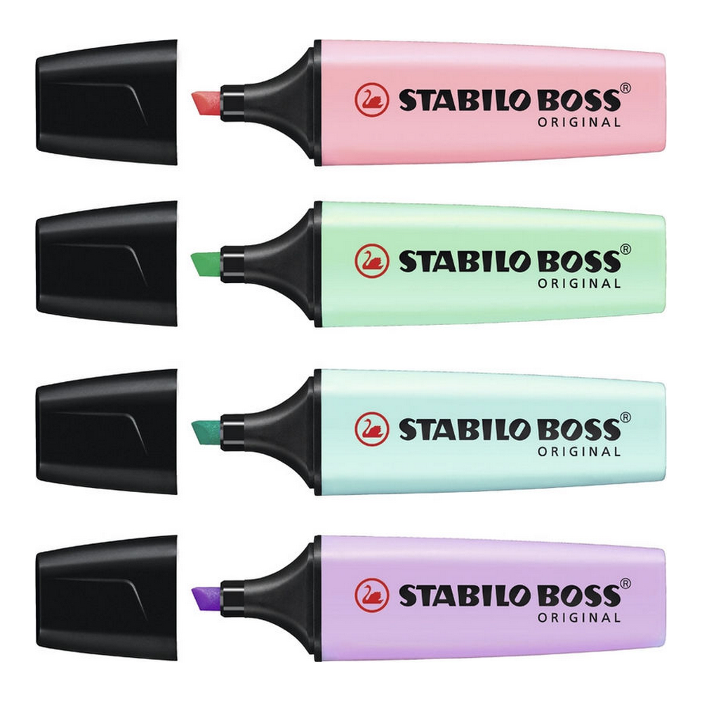 Текстовыделители STABILO 4 цв. - фото 2