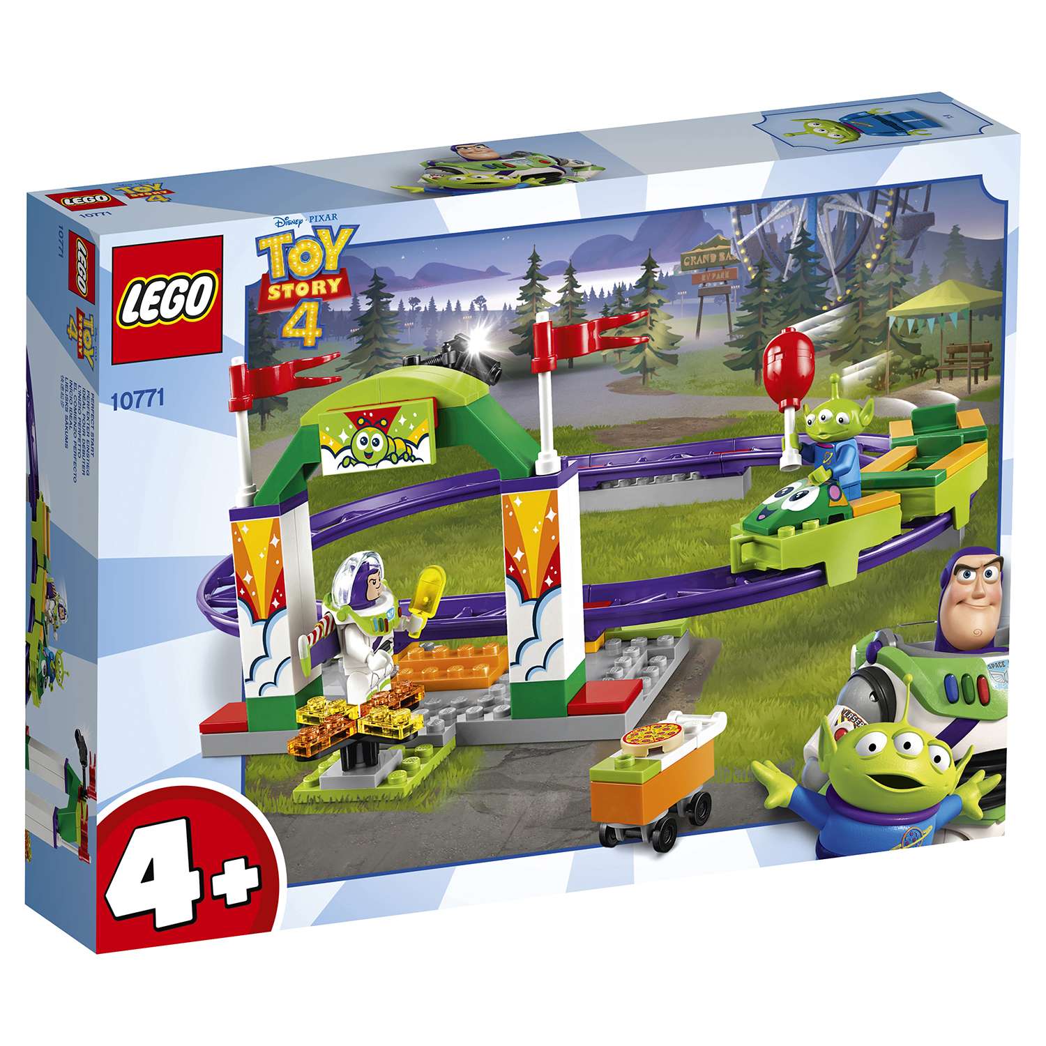 Конструктор LEGO 4+ Аттракцион Паровозик блочный - фото 2