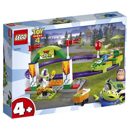 Конструктор LEGO 4+ Аттракцион Паровозик блочный
