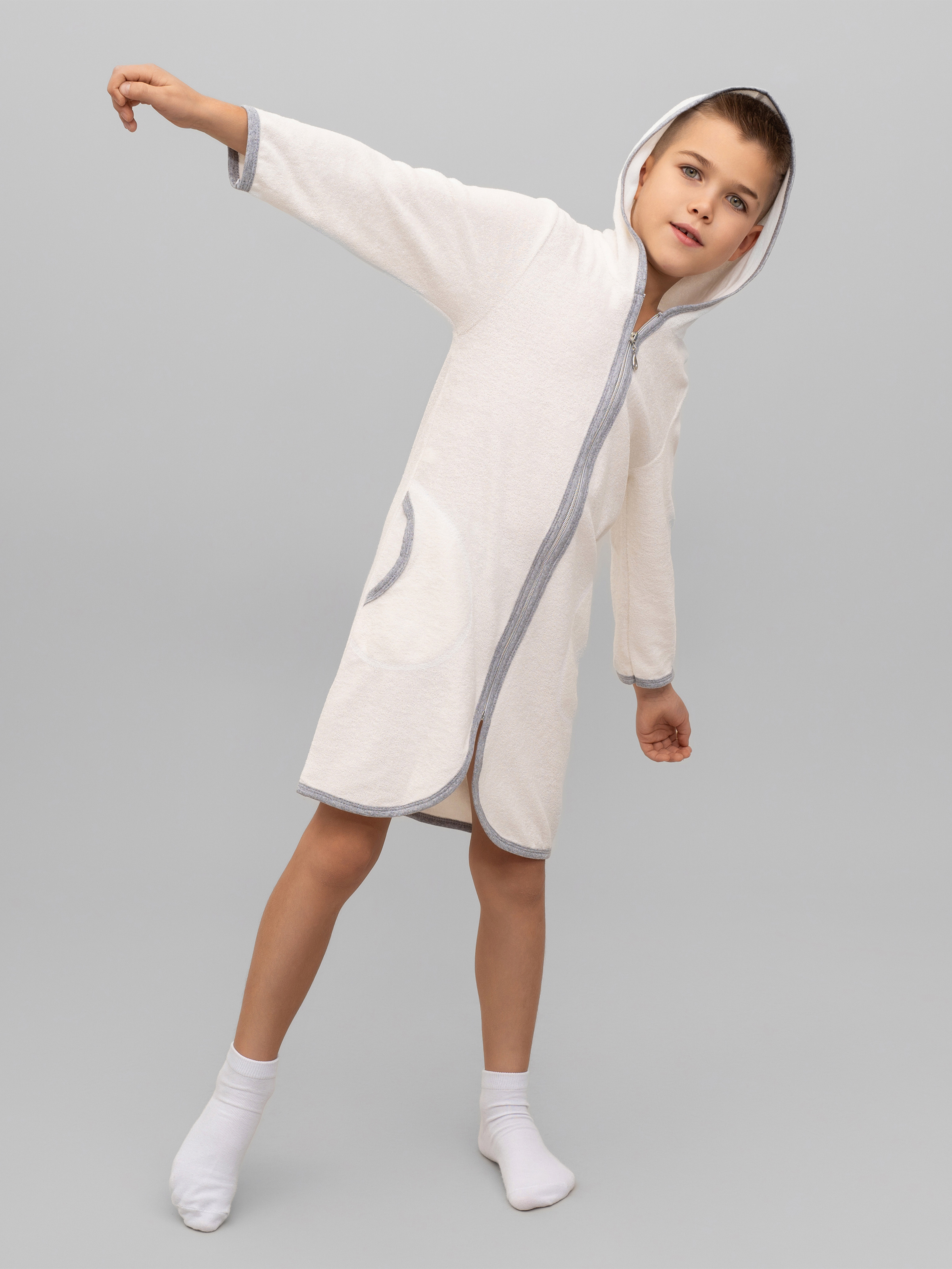 Халат Утенок 906 молочный - фото 16