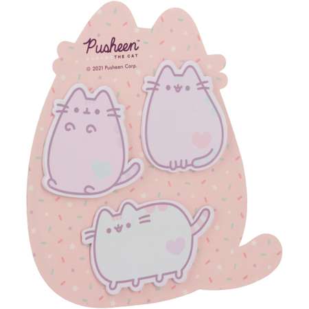 Набор стикеров для записей Pusheen 3шт по 20л PUIS-UA1-SSN3
