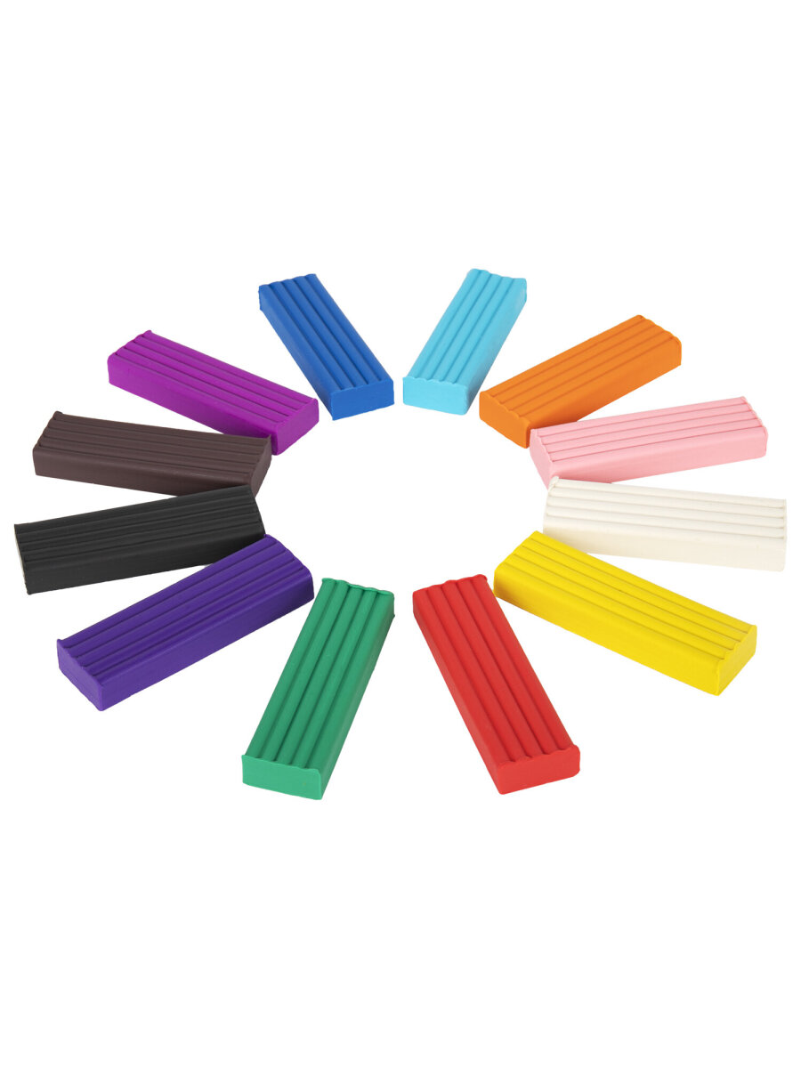 Пластилин Brauberg 12 цв. - фото 7