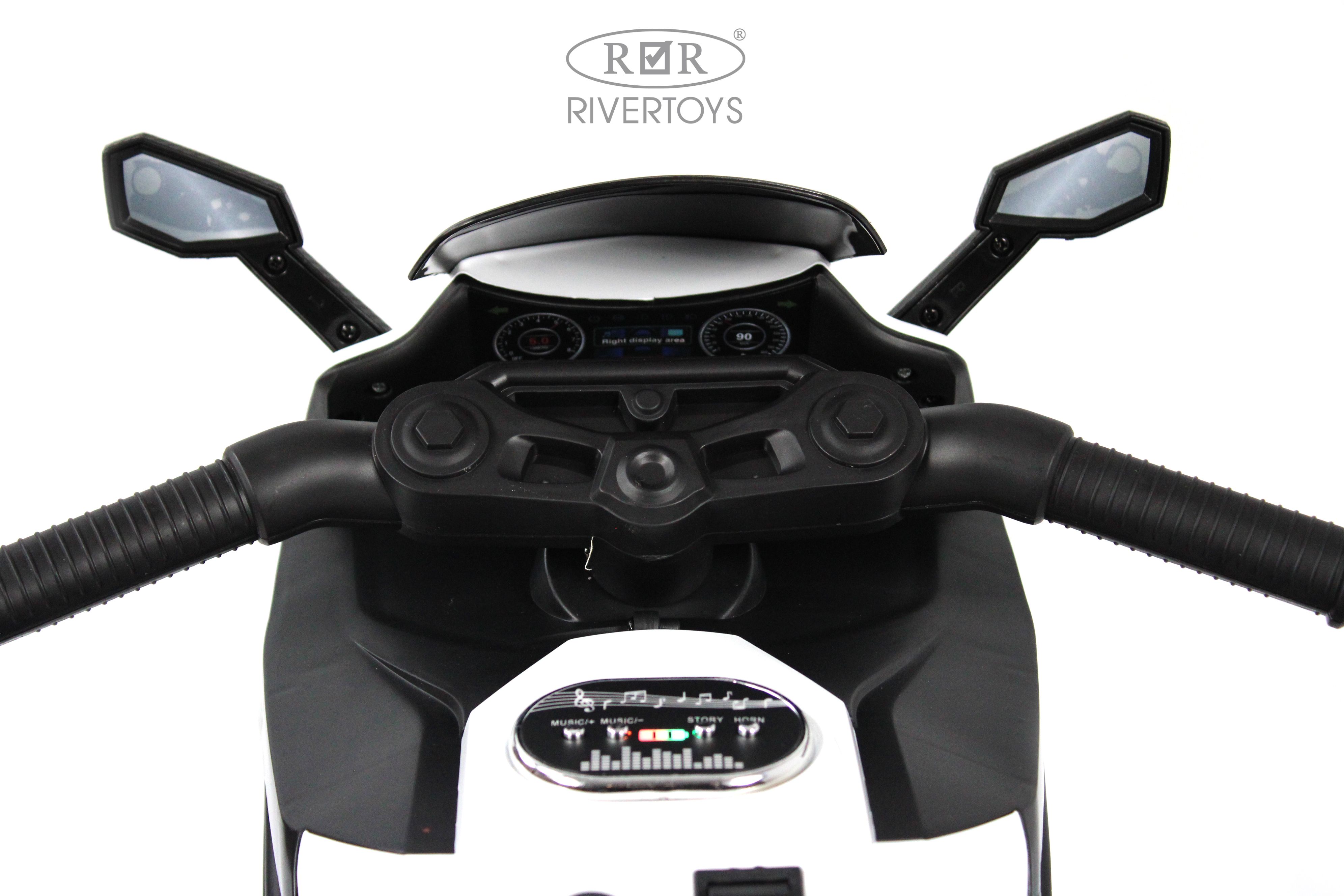 Электромобиль RIVERTOYS K002PX-WHTIE - фото 15