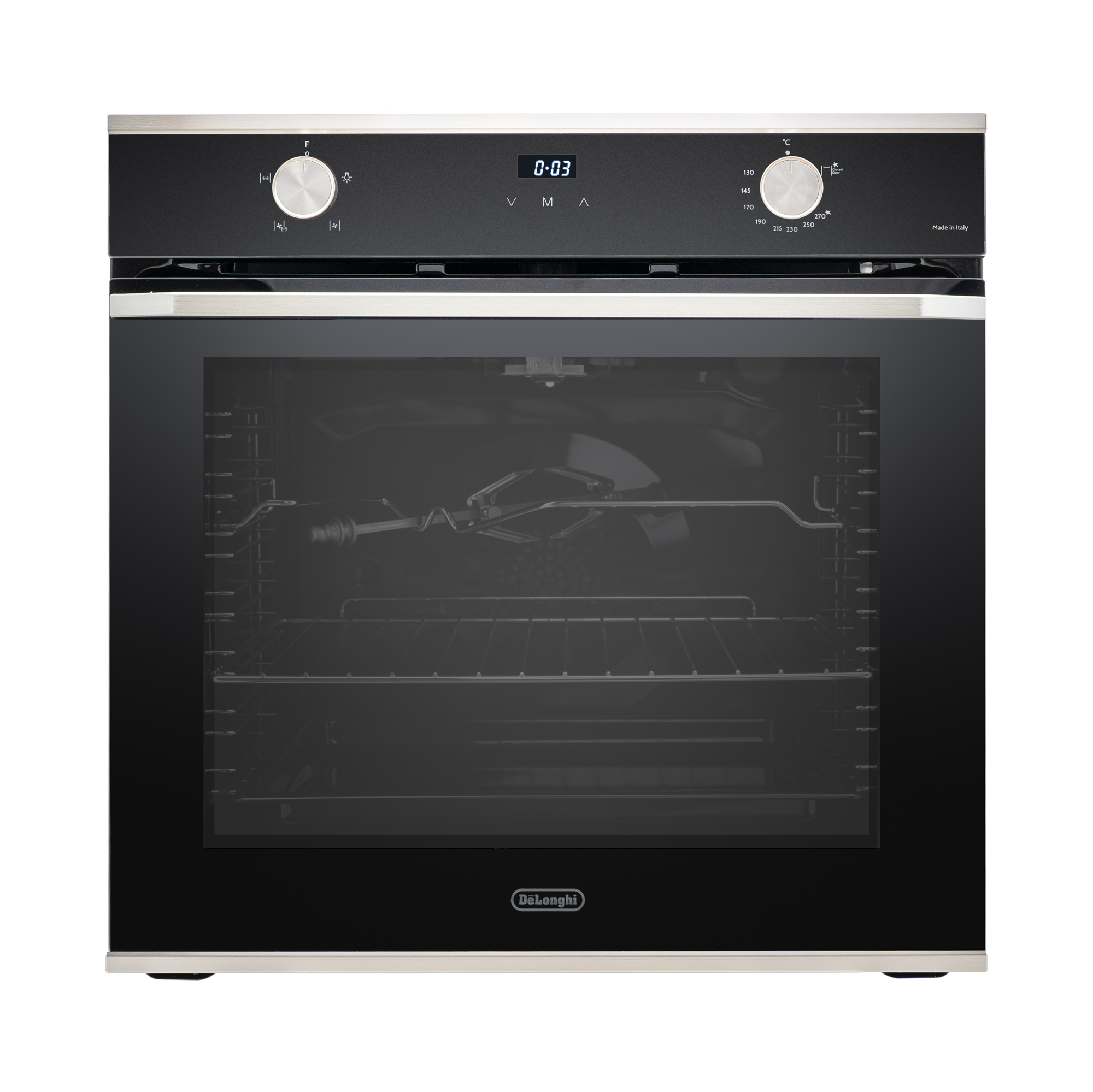 Газовый духовой шкаф NSFG 11 XL RUS, 60 DeLonghi черный - фото 2