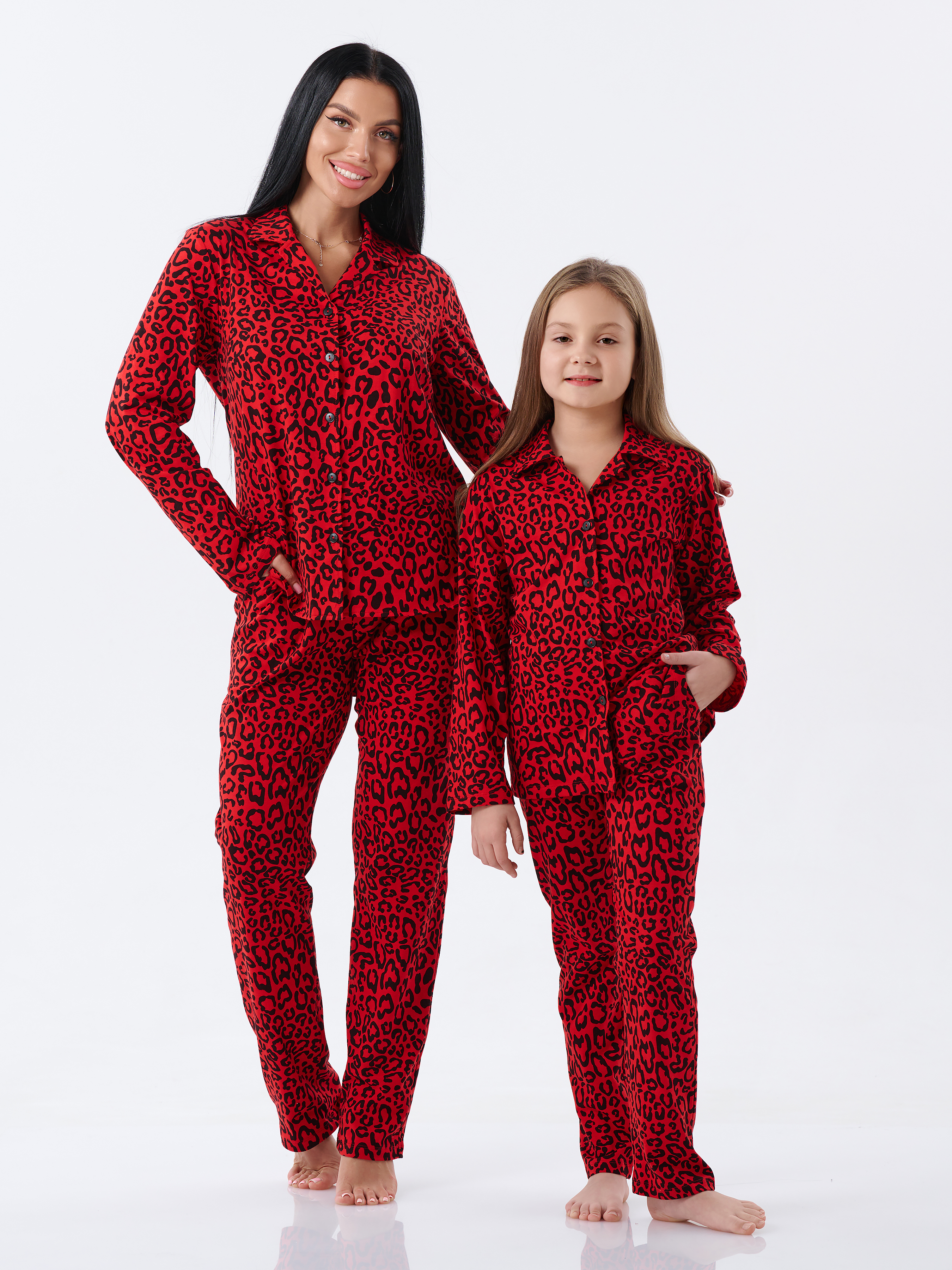 Пижама КрутышОк ТЖ-029 красный, леопард - фото 4