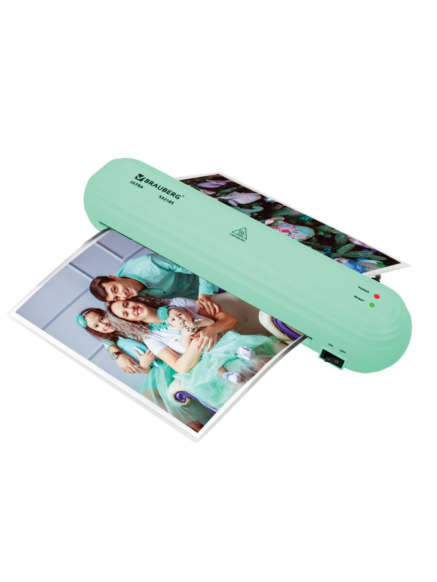 Ламинатор бумаги Brauberg для офиса и дома A4 60-150 мкм 30 см/мин - фото 13