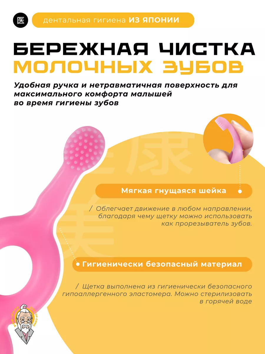 Зубная щетка классическая Доктор Сияй Ci Medical от 0 лет 1 шт. - фото 3