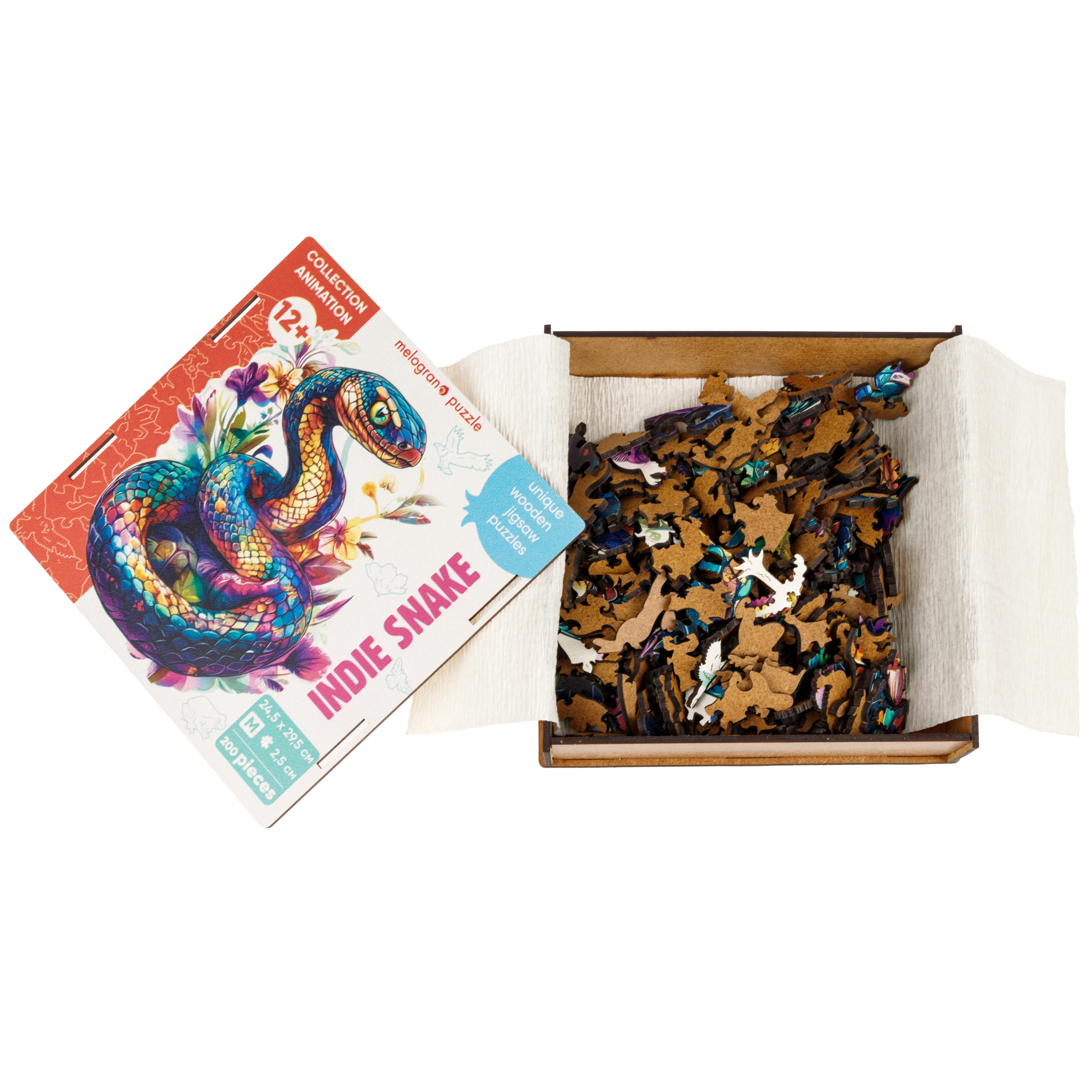 Пазл Melograno puzzle деревянный - фото 4