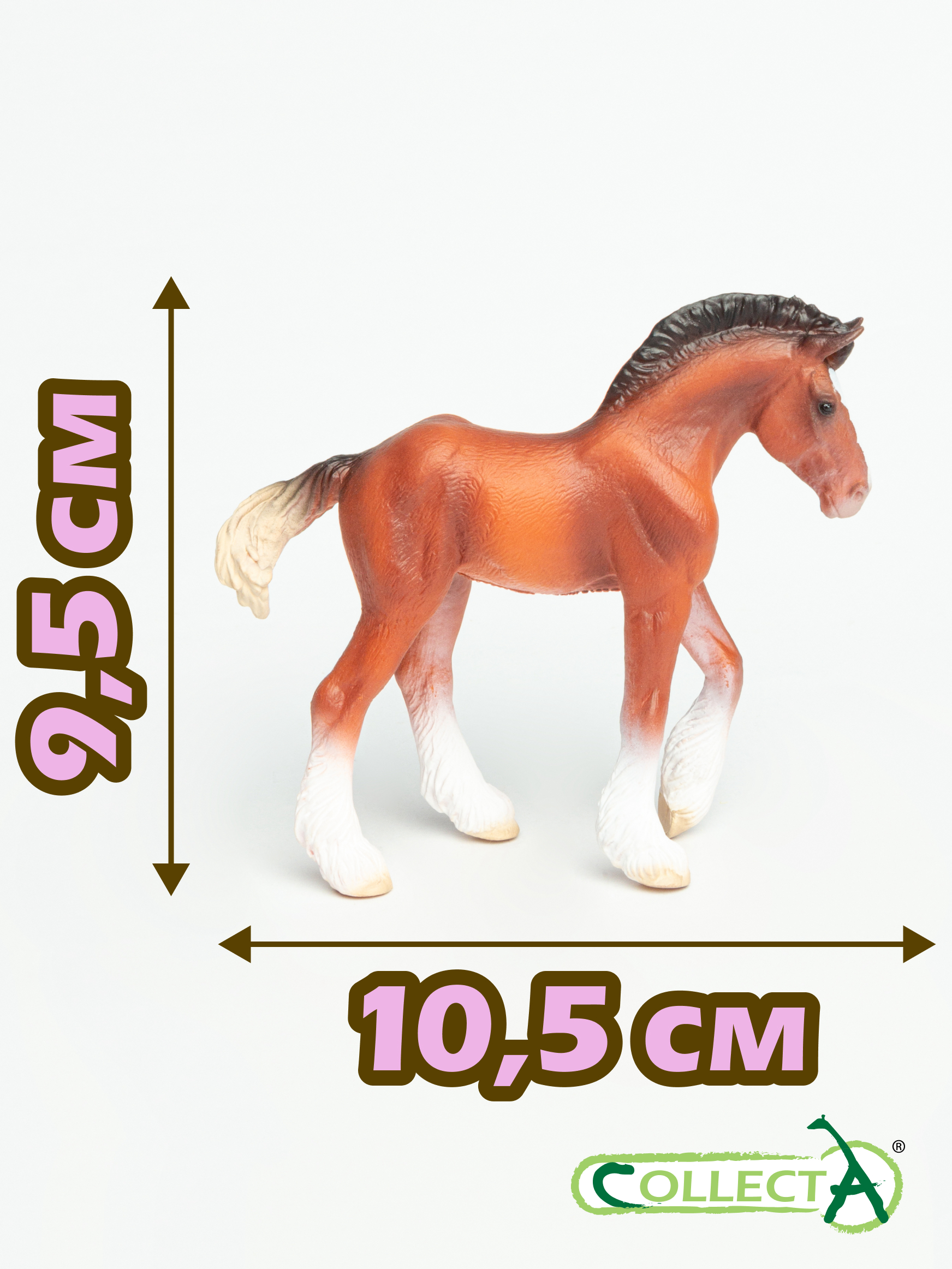 Фигурка Collecta Жеребёнок Клейдесдальский - фото 2