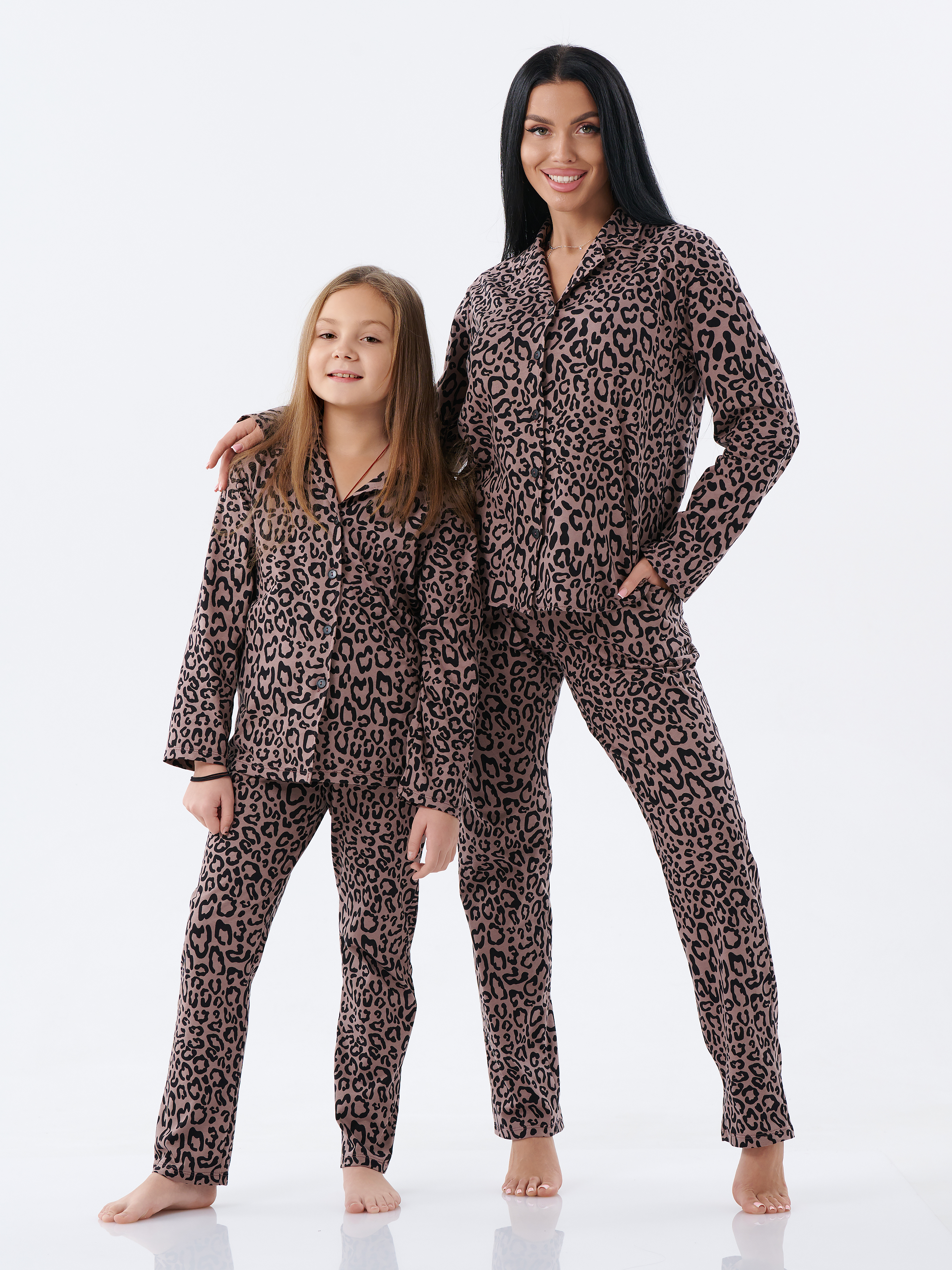 Пижама КрутышОк ТЖ-029 капучино, леопард - фото 2