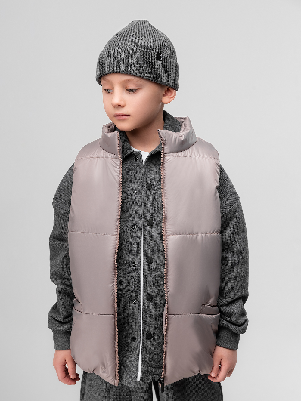 Жилет Bodo 14-56МU_капучино - фото 1