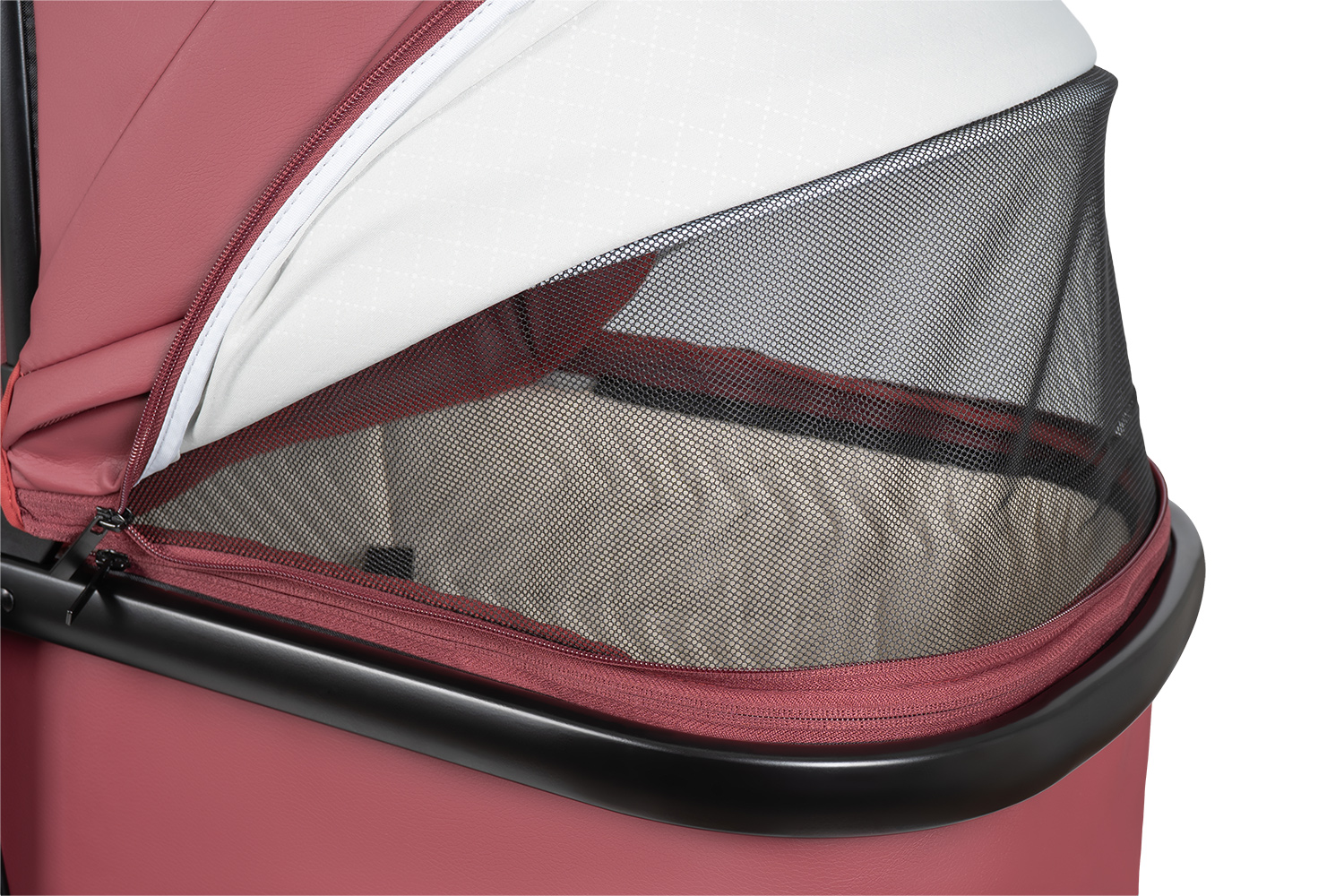 Коляска трансформер Aimile Adventurer бордовый - фото 21