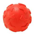 Игрушка для собак Homepet Мяч с рисунком косточки с пищалкой 6см