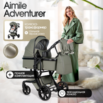 Коляска трансформер Aimile Adventurer хаки