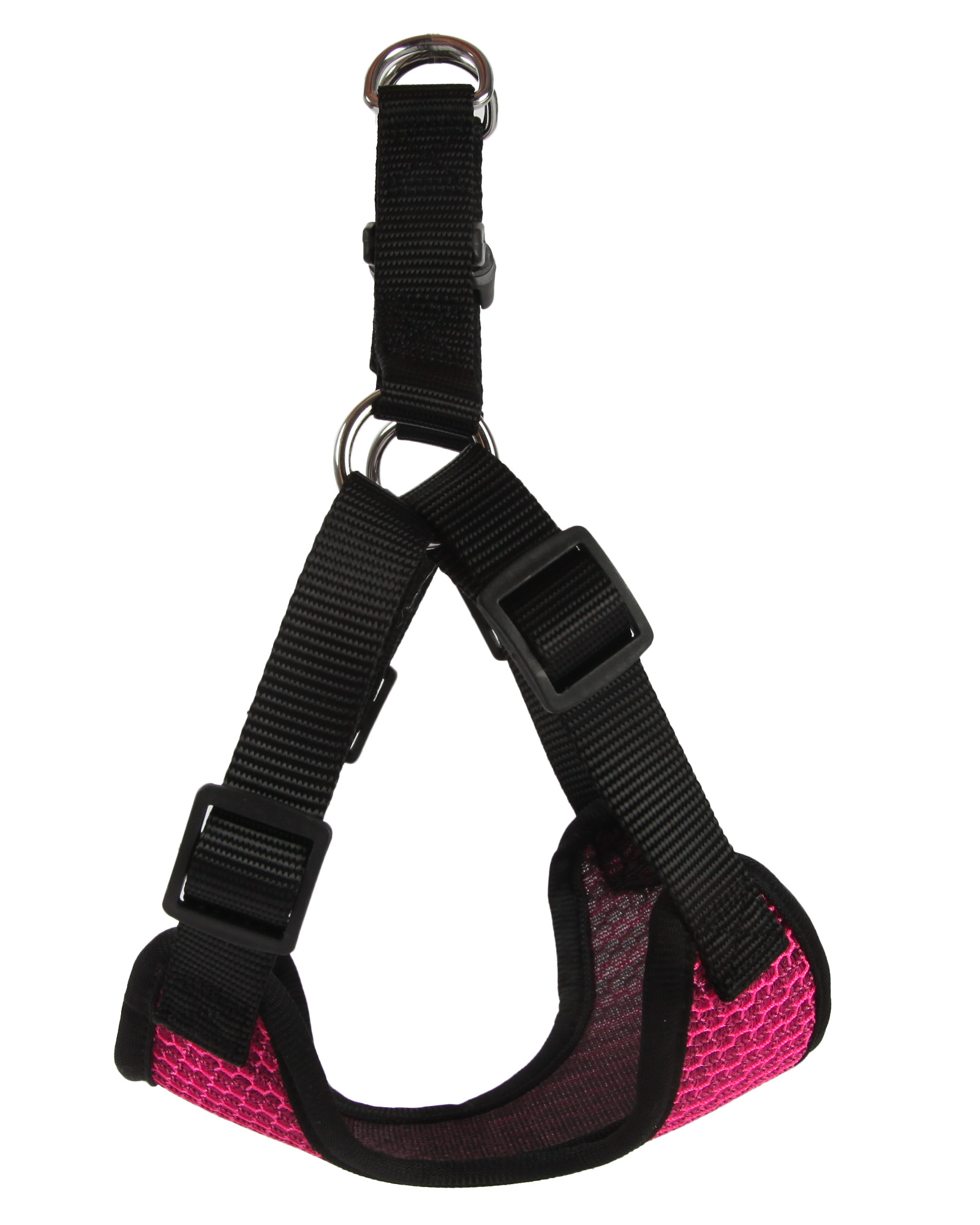 Шлейка-жилетка для собак Barbaks Розовая сетка М - фото 1