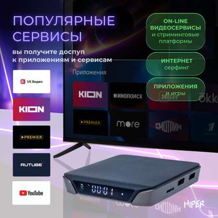 Медиаплеер HIPER HIPER MEDIA ATV 4K