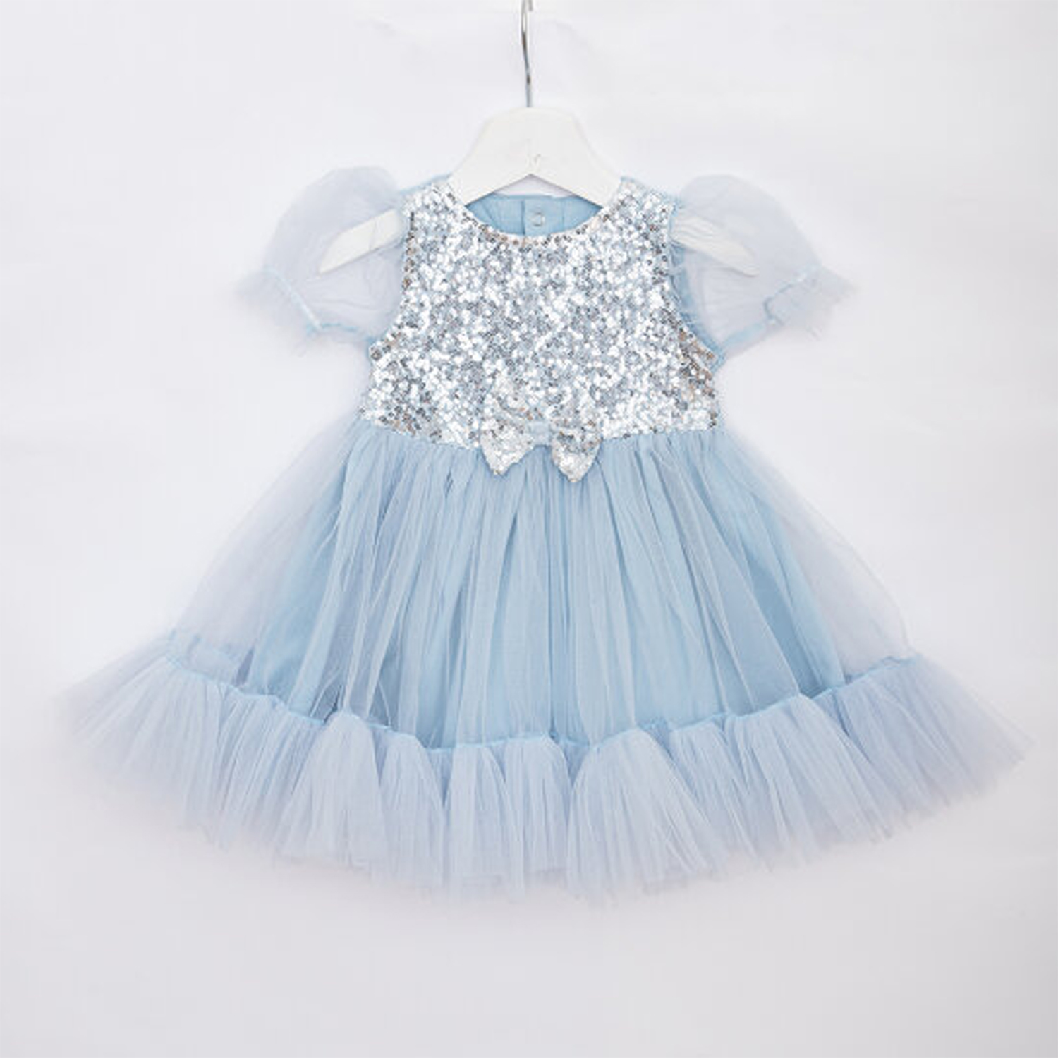Платье Trendyco kids ТК606/небесно-голубой - фото 6