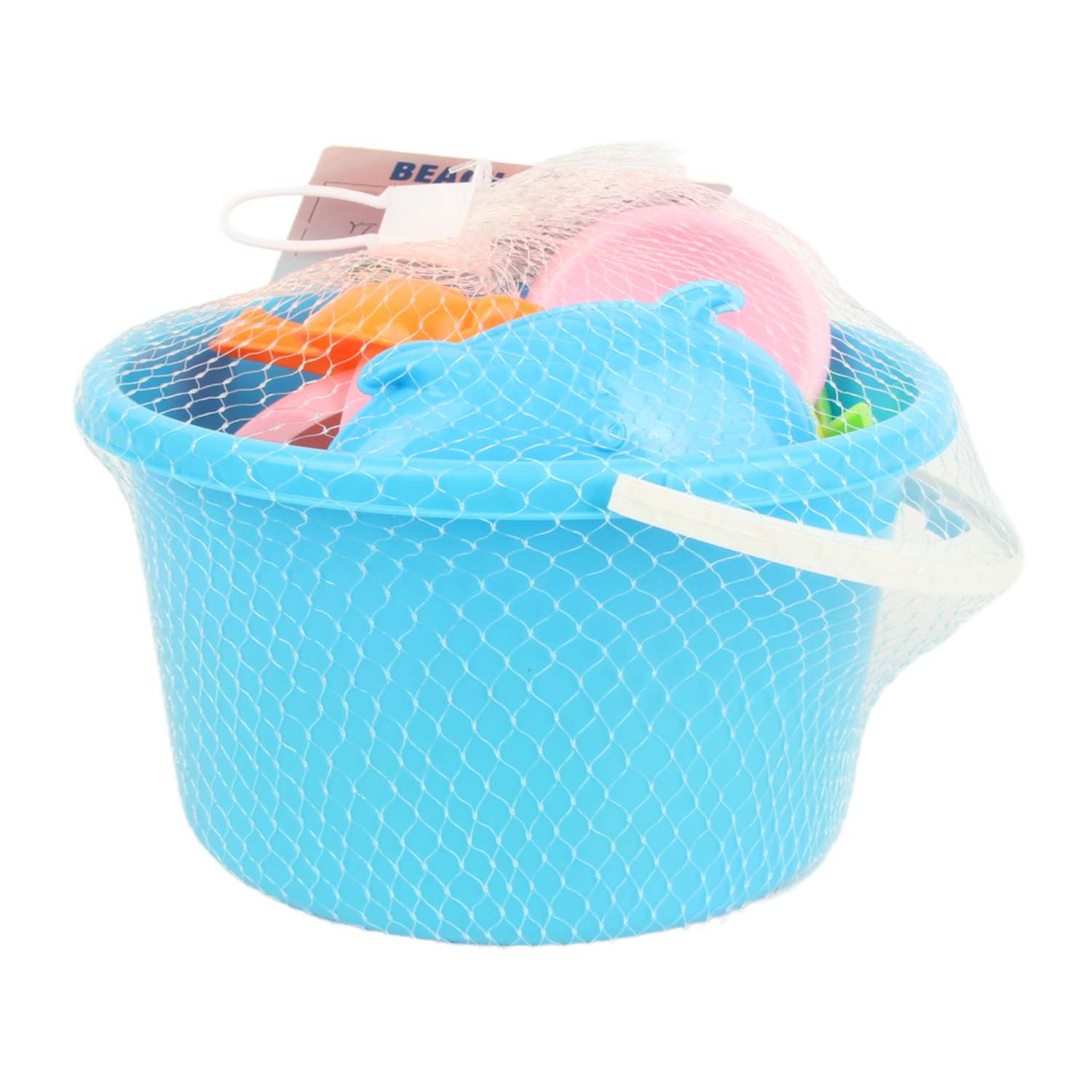 Песочный набор ё с ведёрком 9 предм. - фото 2