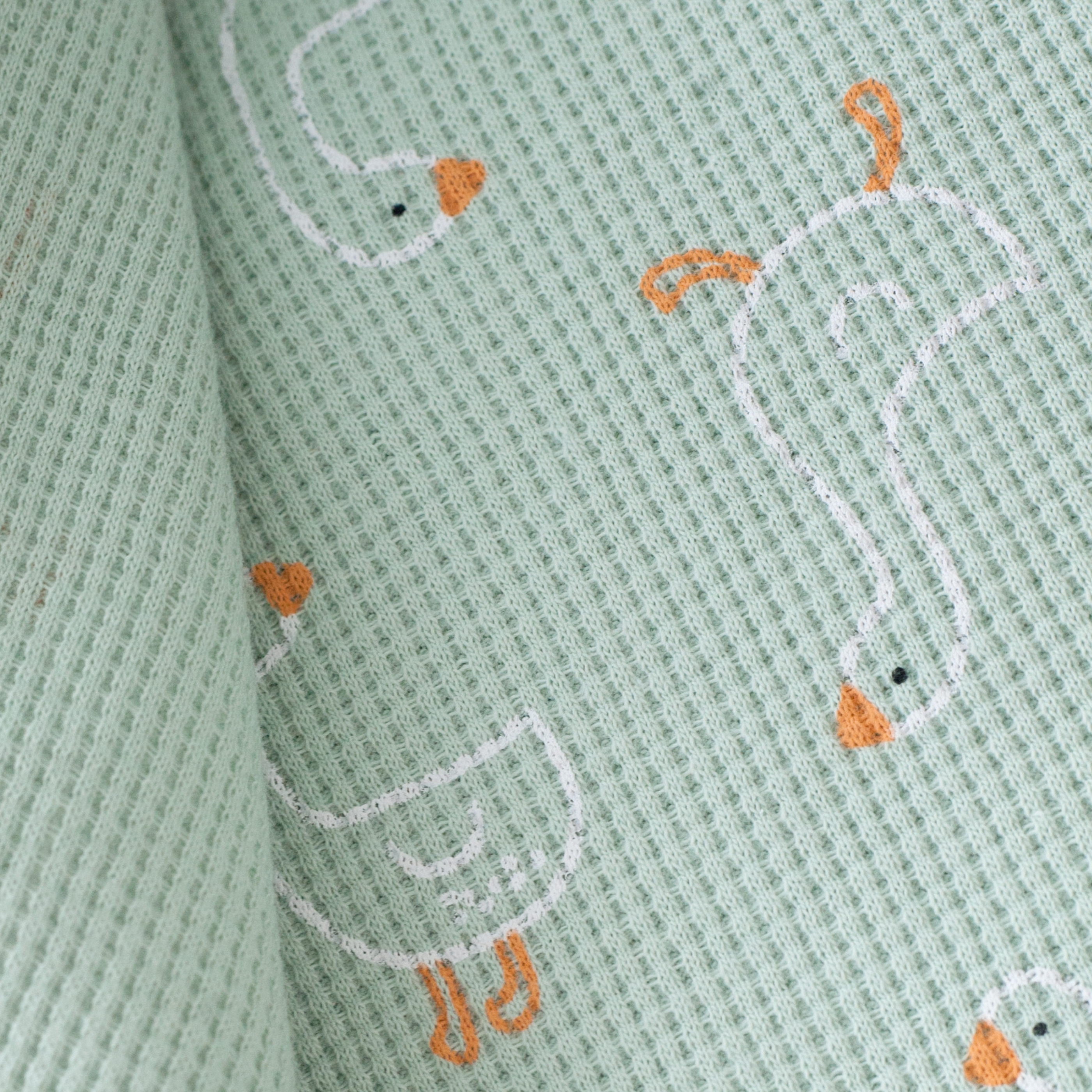 Халат Фабрика Бамбук M030505KV/133NA/гуси_олива - фото 5