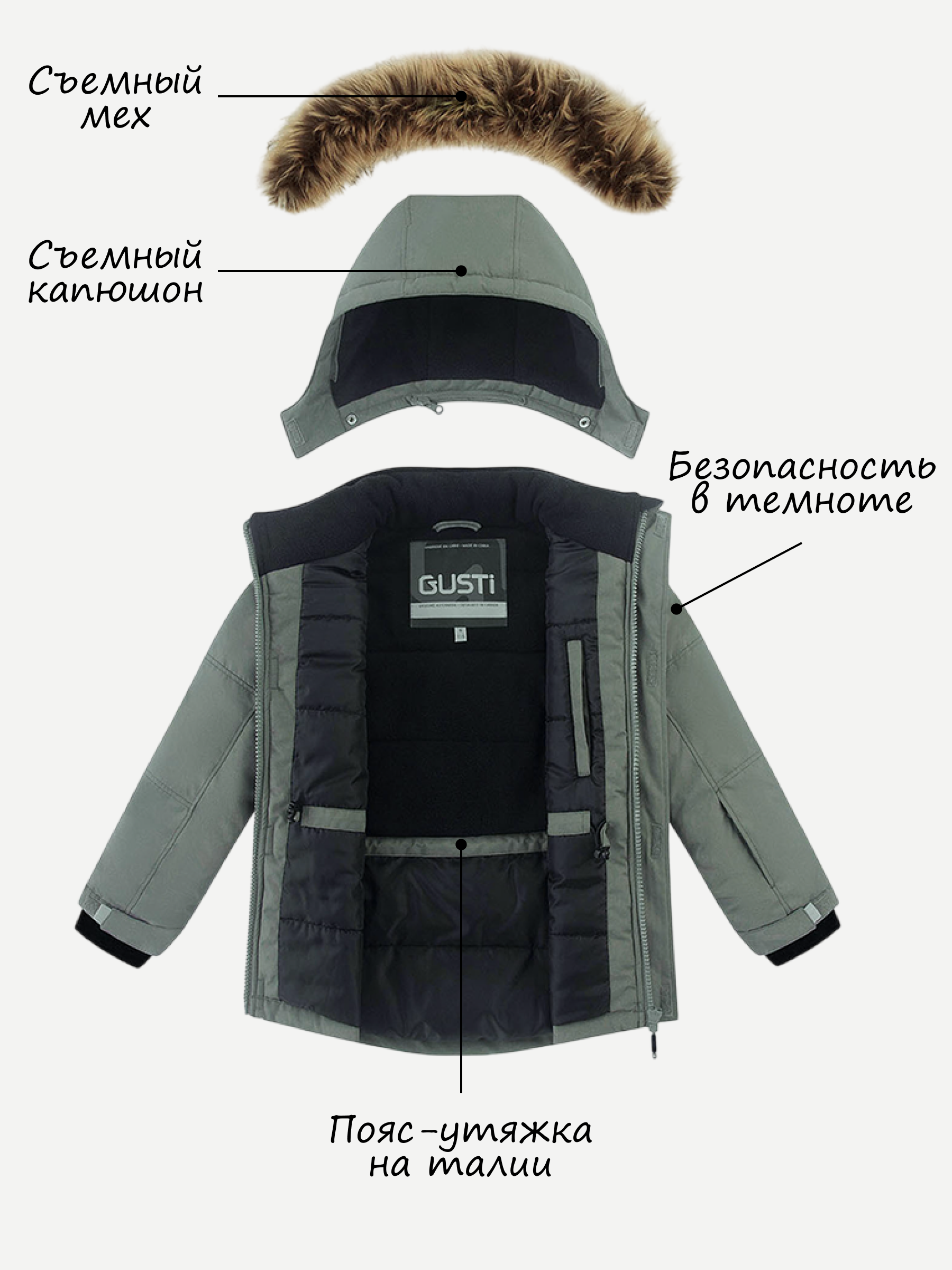 Парка GUSTI GW6BJ538-FOGHORN - фото 4