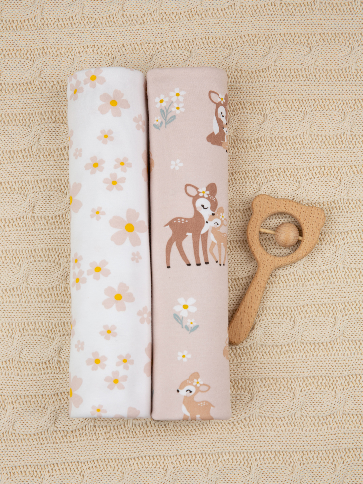 Пелёнка inlovery трикотаж 85х100 см 2 шт. - фото 3