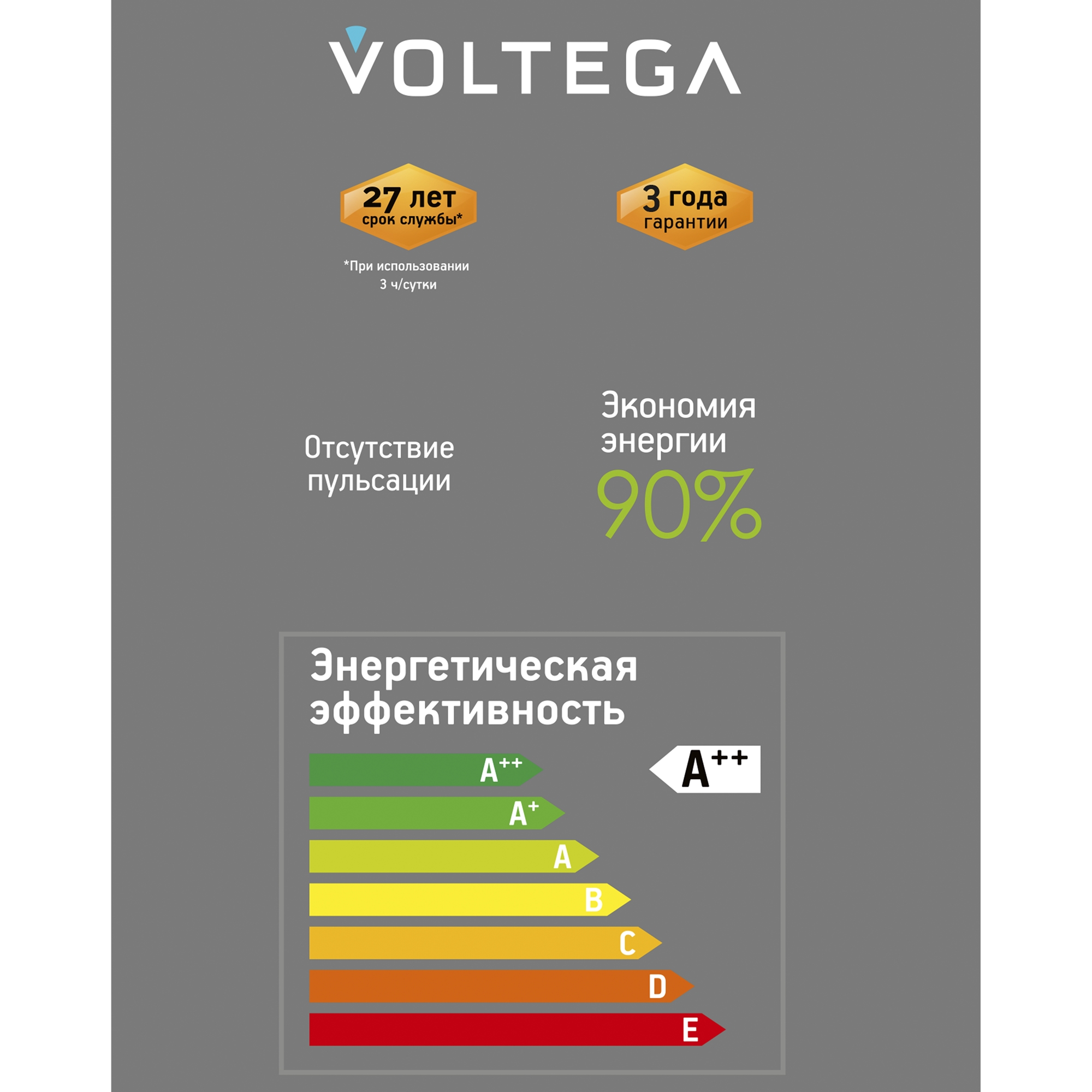Лампочка декоративная VOLTEGA 8566 - фото 6