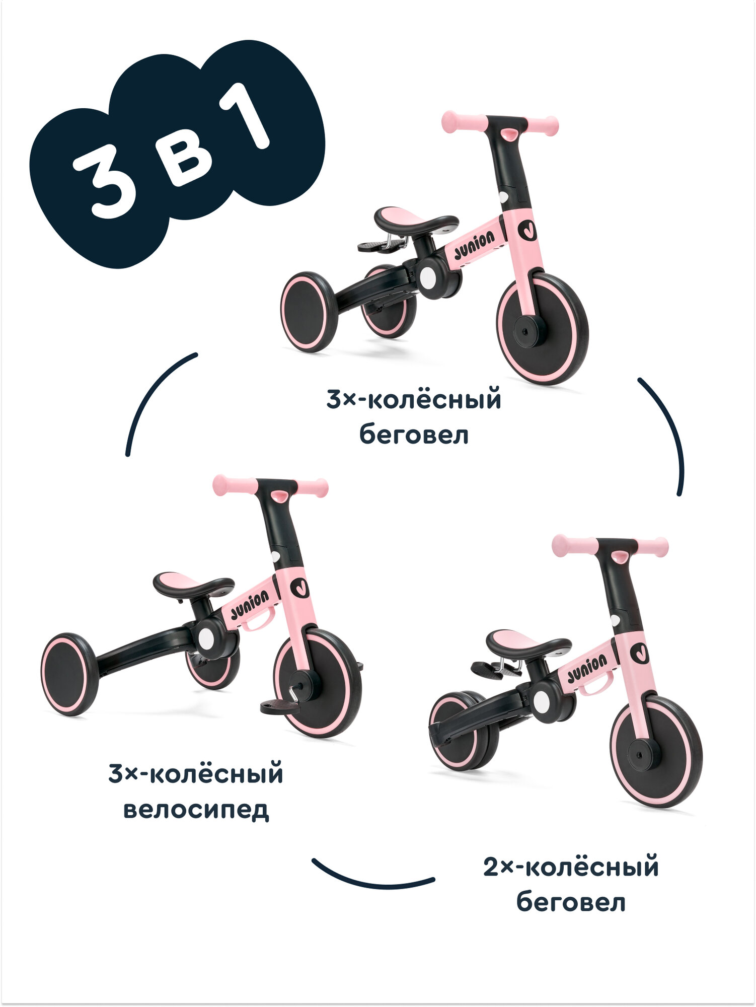 Велосипед-беговел Junion - фото 2