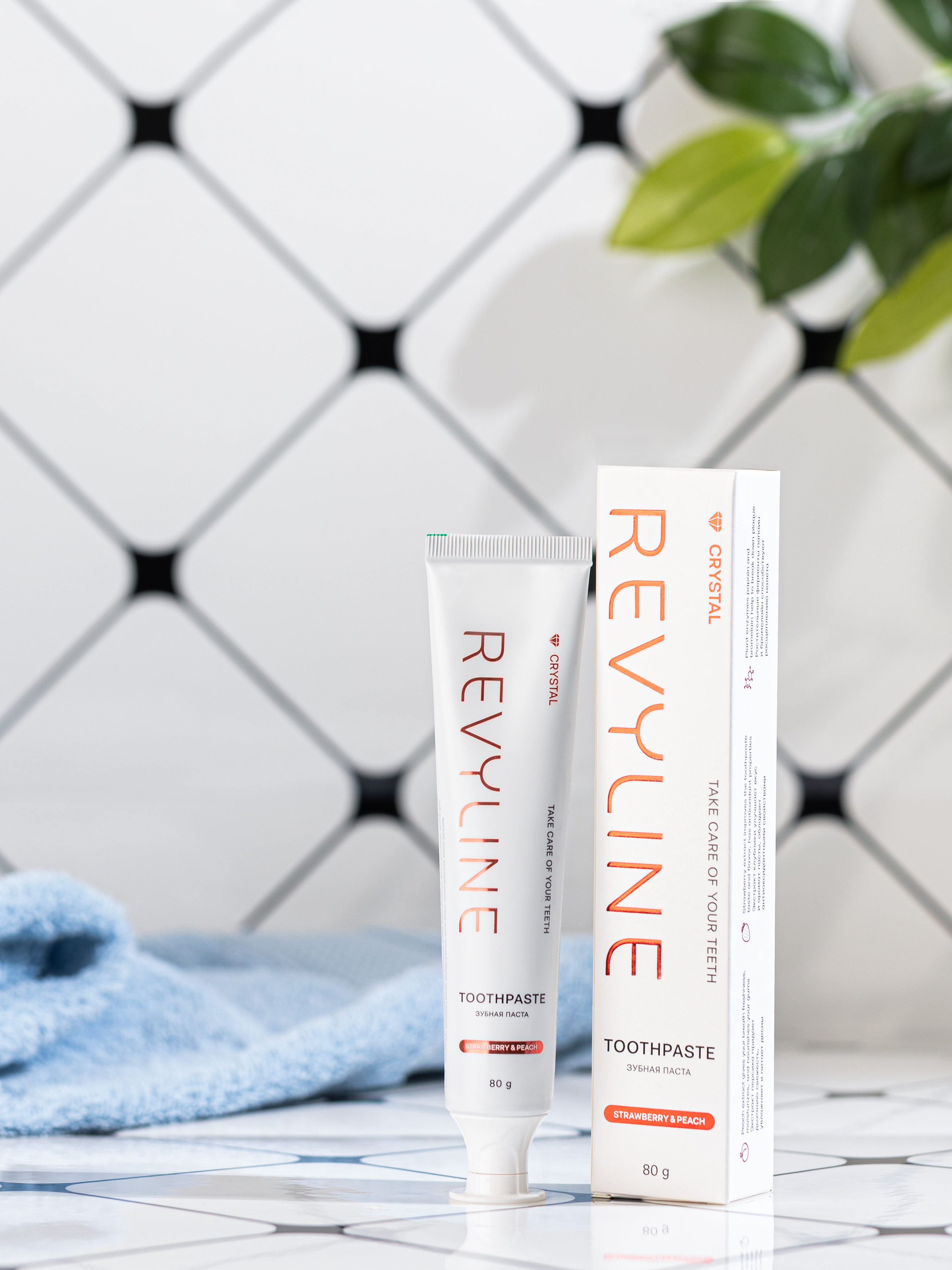 Зубная паста Revyline без фтора Клубника и Персик 80 г - фото 2
