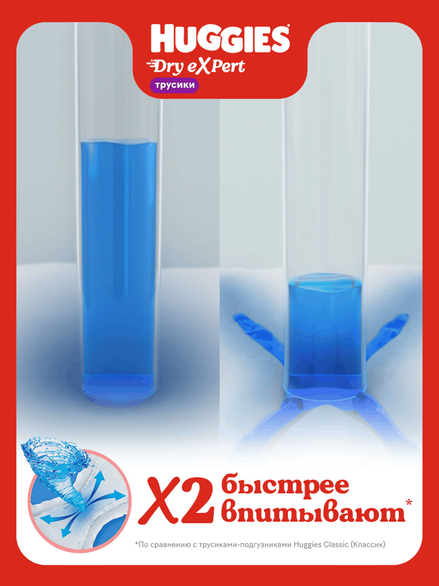 Трусики Huggies Dry eXpert 5 (12-17 кг) 68 шт. - фото 6