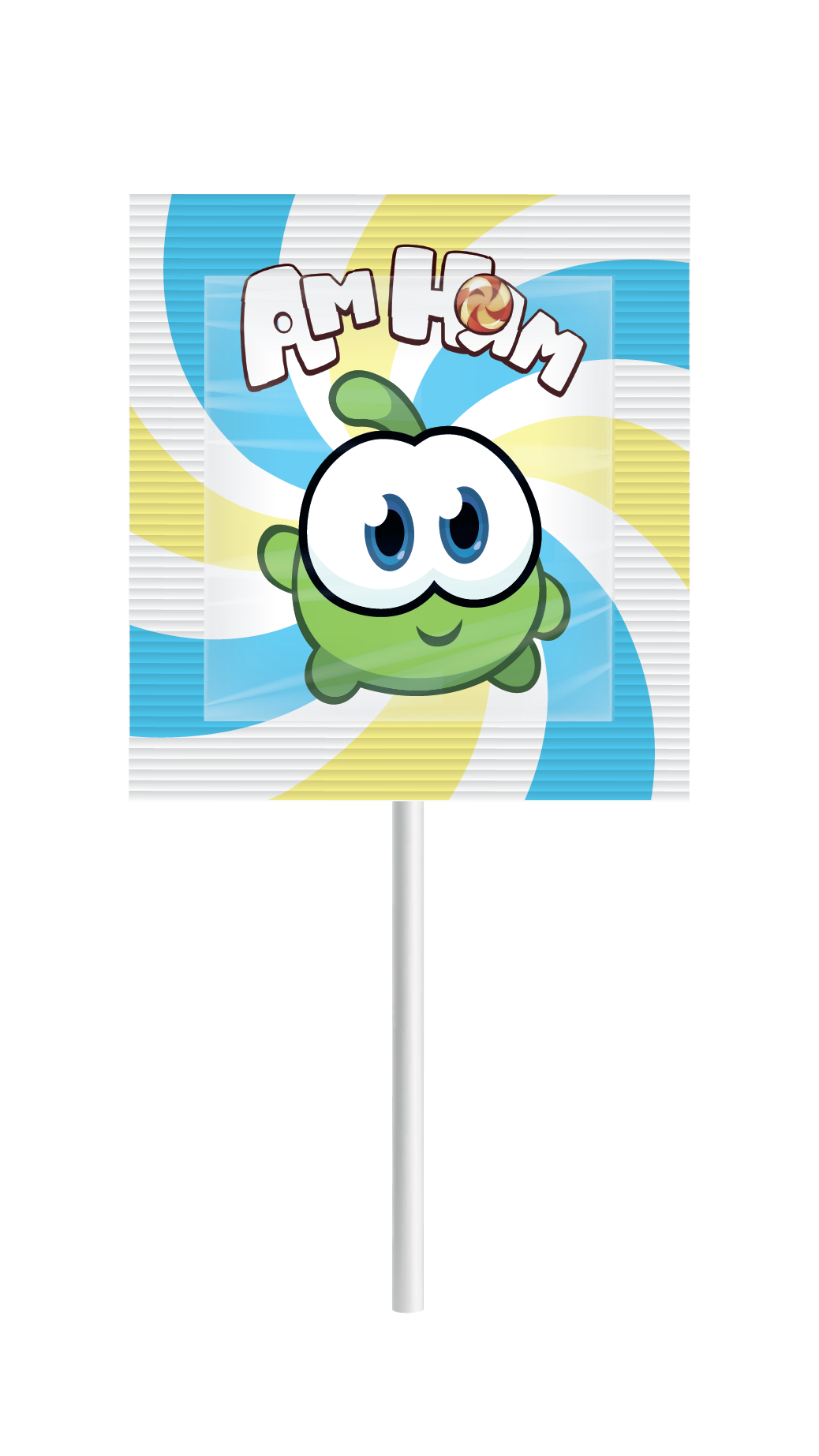 Изображение товара Карамель круглая SWEET POPS Ам Ням на палочке 10г