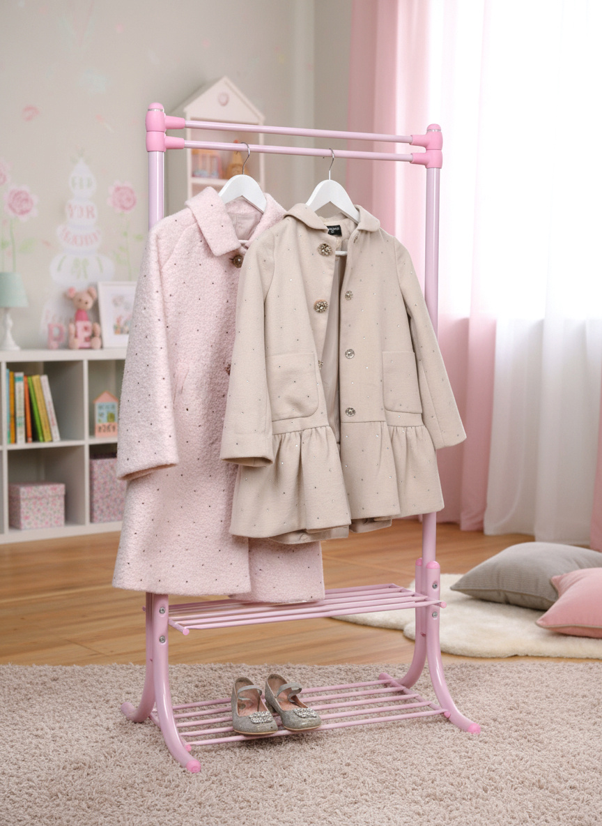 Вешалка напольная для детской N Family коллекция мой милый зайчик - фото 4