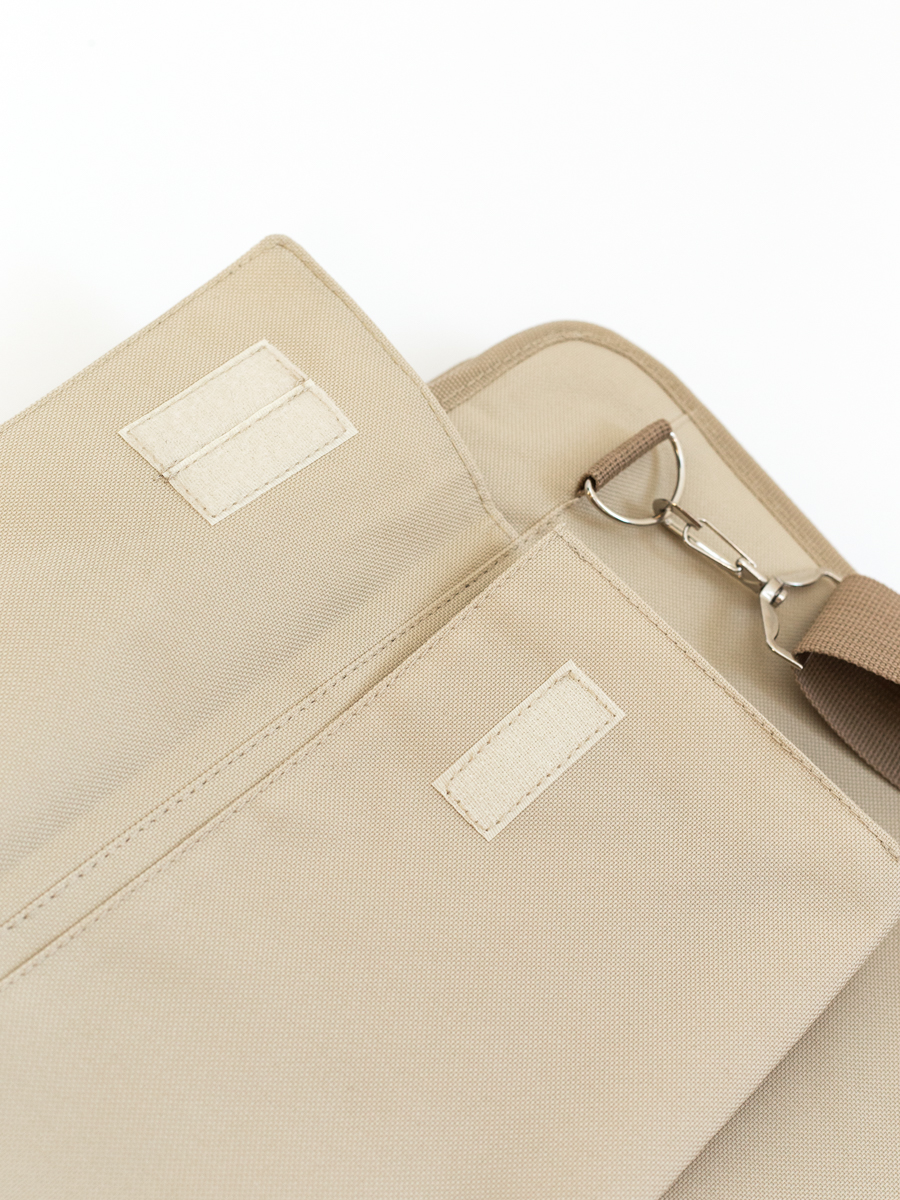 Сумка Малевичъ для формата А3 размер 47х35 см с карманом бежевая - фото 11