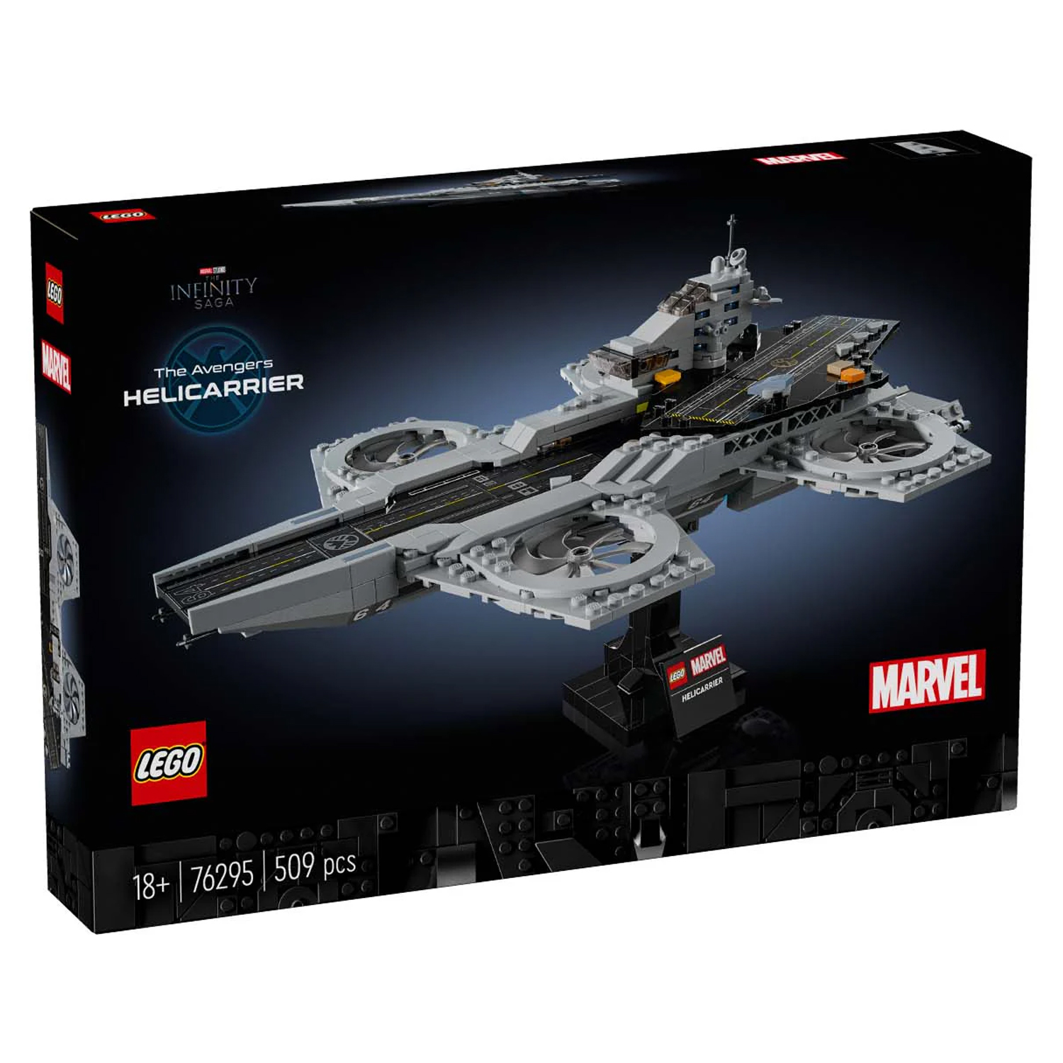 Конструктор LEGO Marvel Super Heroes Геликарриер Мстителей 509 дет. - фото 9