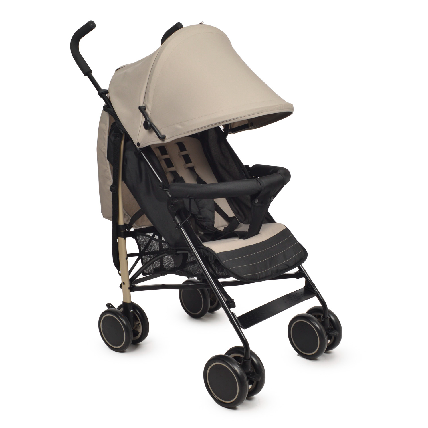 Коляска прогулочная BabyGo Ellipse New бежевый - фото 1