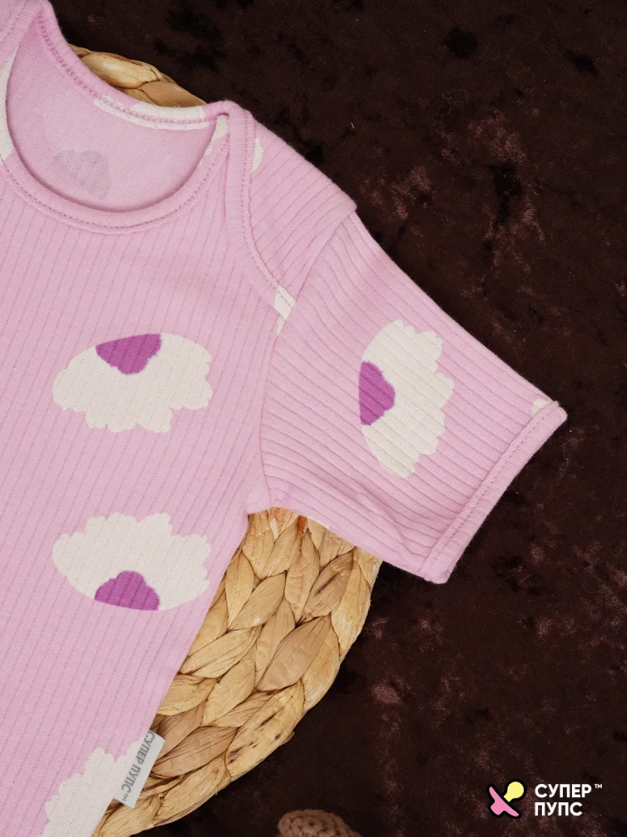 Боди 3 шт Супер Пупс нбр/3пр/бд/коррук/2026/ромашки - фото 21