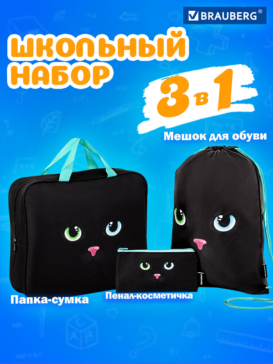 Папка с ручками Brauberg А4 - фото 1