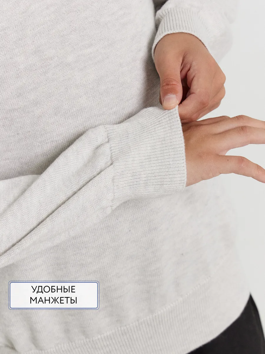 Джемпер Mark Formelle (Марк Формэль) 123451/серый меланж 4226-E - фото 5