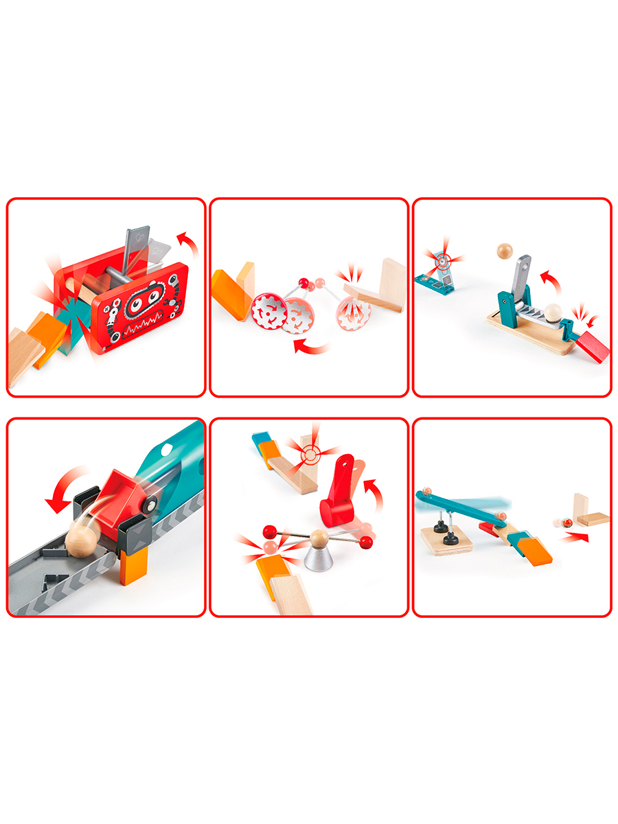 Настольная игра Hape фабрика роботов - фото 12