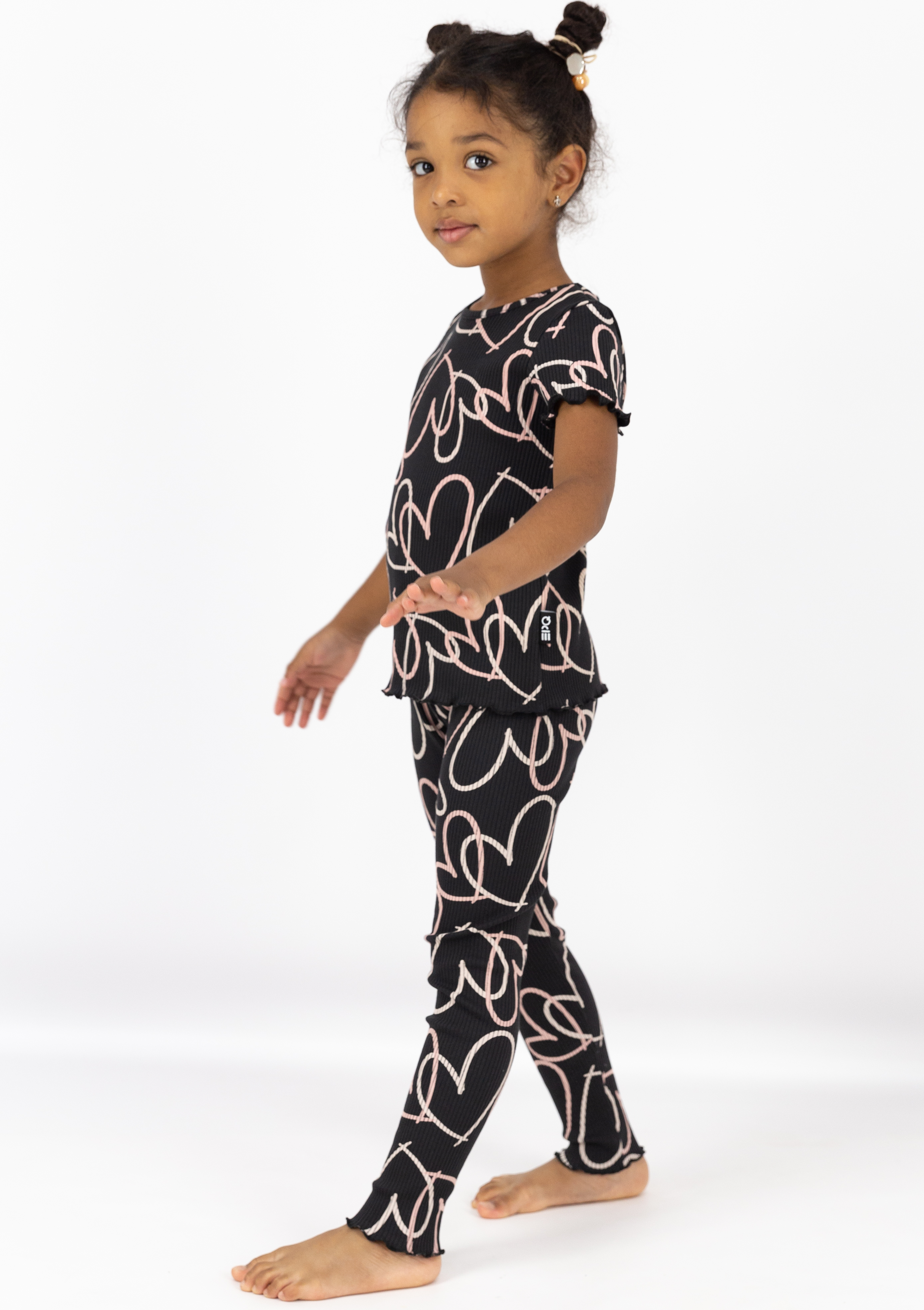 Костюм Baby boom КД456/15-К Сердца на графите - фото 2