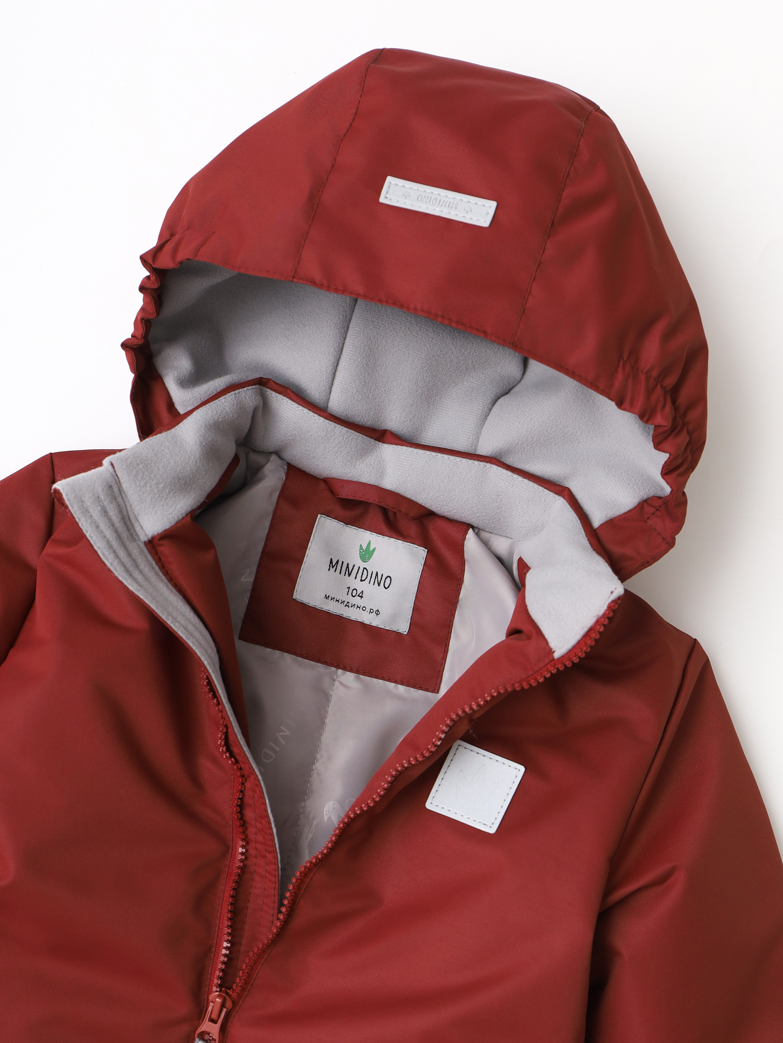 Куртка MINIDINO G-VO-Krt-039/0Куртка демисезонная Minimal бордо детская - фото 5