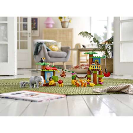 Конструктор LEGO DUPLO Town Тропический остров блочный